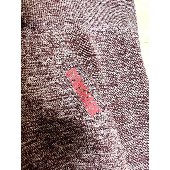 Gymshark High Waisted Flex Legging Workout Gorpcore Yoga Berry Rose Women Medium - Picture 5 of 5